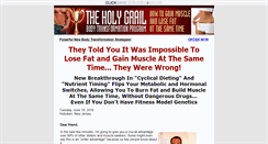 Desktop Screenshot of holygrailbodytransformation.com